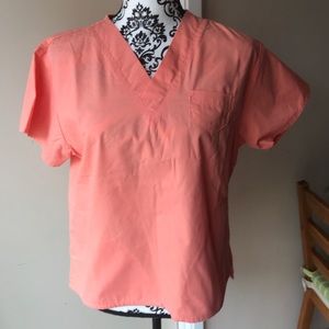 MedGear Scrub Top Salmon: Small